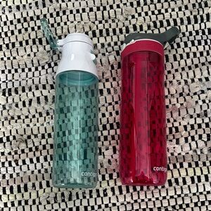 Contigo pink and Teal Water Bottles